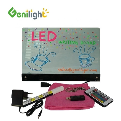 DIY Full Color Illuminated Fluorescent LED Marker Board with Adjustable View Angle H/V