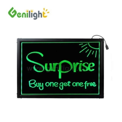 DIY Full Color Illuminated Fluorescent LED Marker Board with Adjustable View Angle H/V