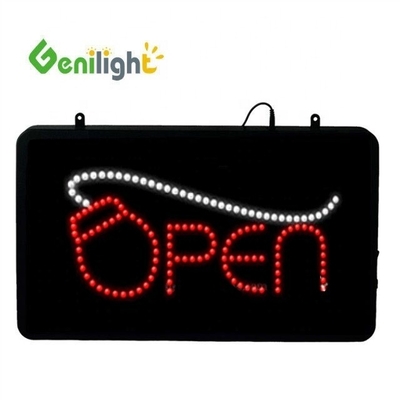 56*33cm RGB Panel Size Genilight Indoor LED Open Light Sign for Internet Access Shop