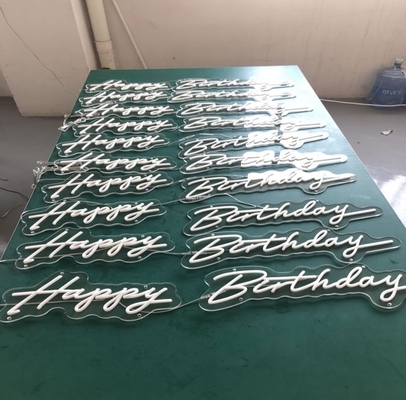 12V Customized Waterproof RGB Flexible Silicon LED Neon Sign Light for Holiday Store