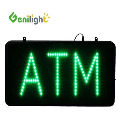 58*36 Panel Size Single Green LED ATM Open Display Sign for OEM at Affordable