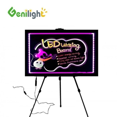 Acrylic LED Black Frame Writing Board 40/60 Rectangle with and CE RoHS LVD Certificate