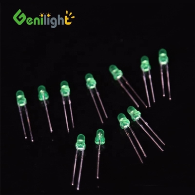 Fixed LED Light Emitting Diode GREEN F3 LEDs Diode with Max. Reverse Voltage of 5V