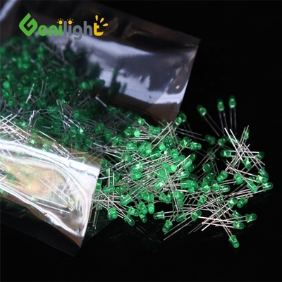 Fixed LED Light Emitting Diode GREEN F3 LEDs Diode with Max. Reverse Voltage of 5V