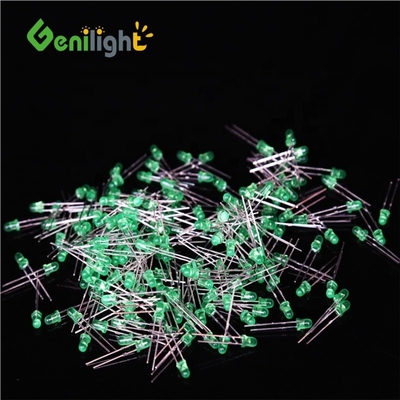 Fixed LED Light Emitting Diode GREEN F3 LEDs Diode with Max. Reverse Voltage of 5V