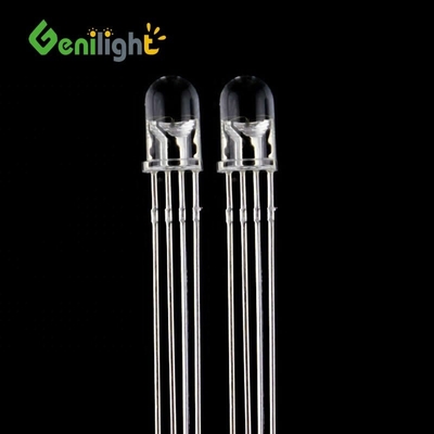 Clear 3mm/5mm/8mm/10mm LED Diode with Ultra Bright 4-Pin Round Top Emitter Description -