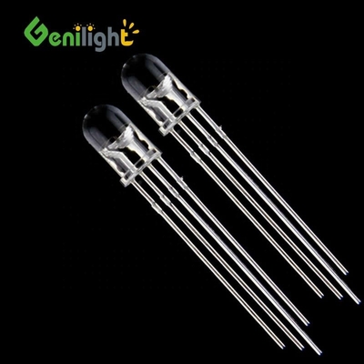 Clear 3mm/5mm/8mm/10mm LED Diode with Ultra Bright 4-Pin Round Top Emitter Description -