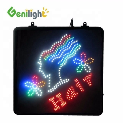 Genilight Indoor LED Beauty Salon Sign Power Saving Chasing and Moving Function 56*33cm