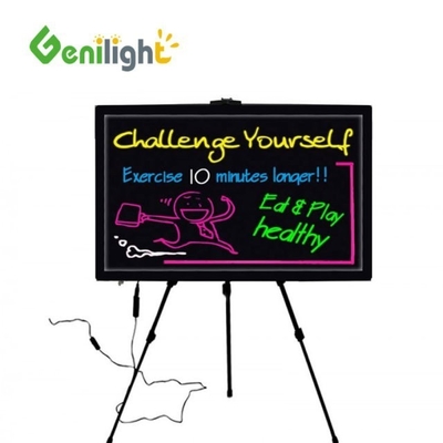 Powerful Shopping Mall LED Fluorescent Screen Writing Board with CE ROHS LVD Certificate