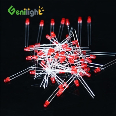 3Mm F3 Red LED Diode DC3V 20MA Ampoule Lampes Composants Current Max None