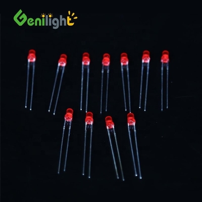 3Mm F3 Red LED Diode DC3V 20MA Ampoule Lampes Composants Current Max None