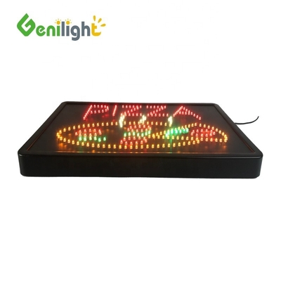 Customized RGB 56*33cm Pizza Open Animated LED Sign for B2B Requirements by Genilight