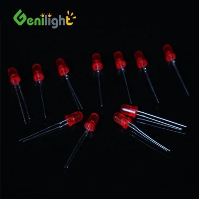 3Mm F3 Red LED Diode DC3V 20MA Ampoule Lampes Composants Current Max None