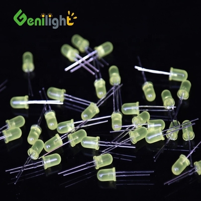 5mm Yellow Candle Light Flicker Diodes Bright LED Light with Max. Reverse Current 50uA