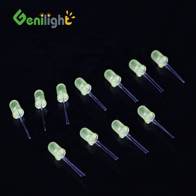 5mm Yellow Candle Light Flicker Diodes Bright LED Light with Max. Reverse Current 50uA