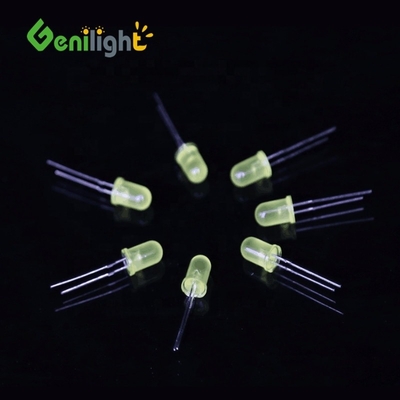 5mm Yellow Candle Light Flicker Diodes Bright LED Light with Max. Reverse Current 50uA