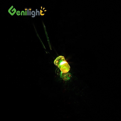 5mm Yellow Candle Light Flicker Diodes Bright LED Light with Max. Reverse Current 50uA