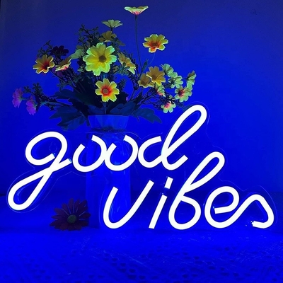 Power Consumption 0 Good Vibes Neon Sign LED Neon Lights for Bedroom 16.1 x 8.3 inch