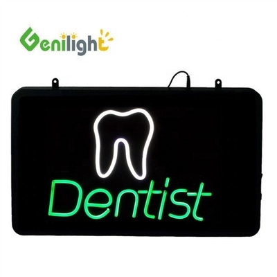 Genilight Indoor 56*33cm LED Open Sign High Brightness Low Voltage for Dentist Advertising