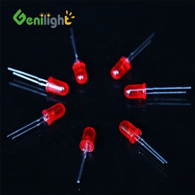 F5 5mm LED Light Bulb Emitting Diode White Green Red Blue Yellow Two Pin