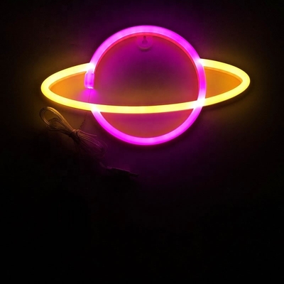 Blue Neon Lights Decorative Wall Signs for Party Supplies Room Art 1 Power Consumption