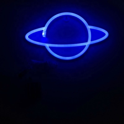 Blue Neon Lights Decorative Wall Signs for Party Supplies Room Art 1 Power Consumption