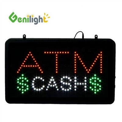 Genilight 22*13inch Super Brightness LED Check Cashed Letter Neon Open Sign for Indoor