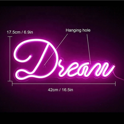 Dimmable Led Lignts Art Neon Decorfor Birthday Christmas Wedding Game Room Voltage 5V Power Consumption 1