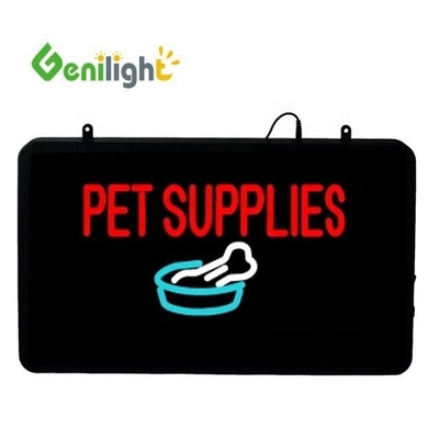 Customized 22*13inch LED Neon Sign for PET SUPPLIES Business Display from Genilight