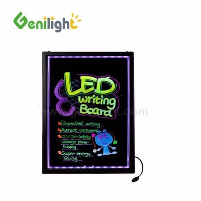 Rectangle Function Ultra-thin LED Writing Board by Genilight in with 12 Twinkle Types