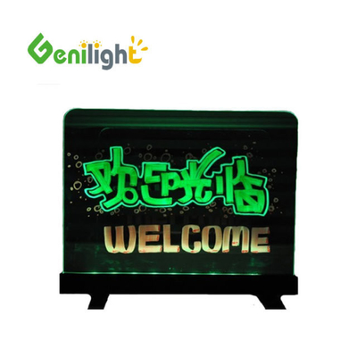 Rectangle Function Ultra-thin LED Writing Board by Genilight in with 12 Twinkle Types