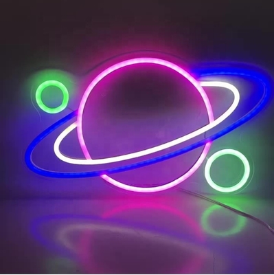 Transform Your Room into a Cool and Trendy Space with Our Planet Neon Sign LED Light