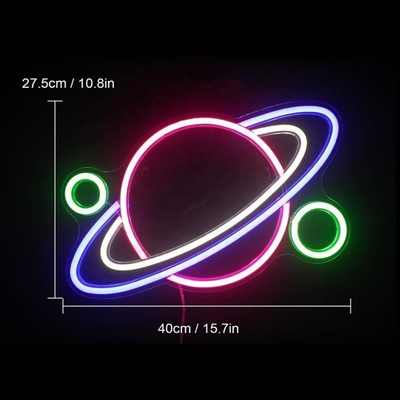 Transform Your Room into a Cool and Trendy Space with Our Planet Neon Sign LED Light