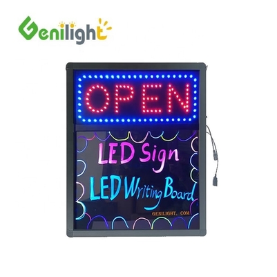 Rectangle LED Open Sign Neon Glow Signs For Shop Window Led Sign Led Writing Board Custom Durable