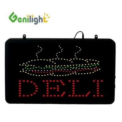 Brightness Genilight Indoor 22*13inch design DC12V led SANDWICHES open neon light sign