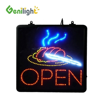Brightness Genilight Indoor 22*13inch design DC12V led SANDWICHES open neon light sign