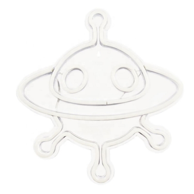 Acrylic Spaceship Neon Signs Customized for Wall Decoration and UFO LED Night Light