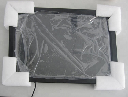 Supermarket Promotion Clear Tempered Glass LED Writing Board with High Contrast Ratio