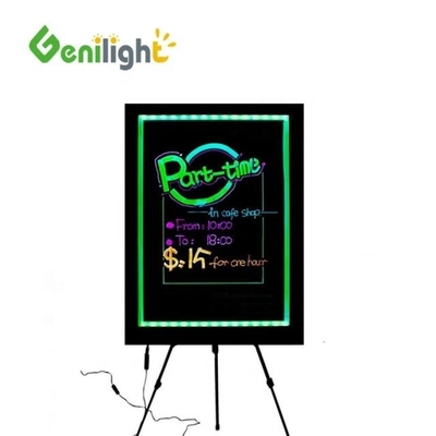 IP Rating Lifespan hours Erasable Neon Message Drawing Learning Sign Board with Vivid Liquid Chalk Markers