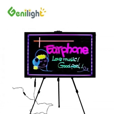 IP Rating Lifespan hours Erasable Neon Message Drawing Learning Sign Board with Vivid Liquid Chalk Markers