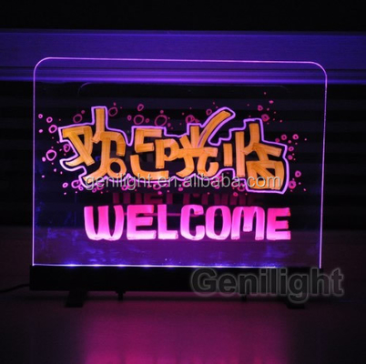Customizable RGB SMD5050 LED Strip Magnetic Writing Board for Interactive Advertising