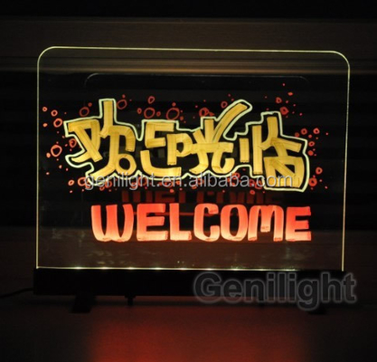 Customizable RGB SMD5050 LED Strip Magnetic Writing Board for Interactive Advertising