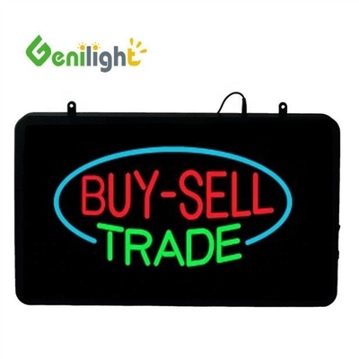 Genilight 56*33 cm Rectangle LED BAIL BONDS Neon Sign Animation Material Epoxy Resin