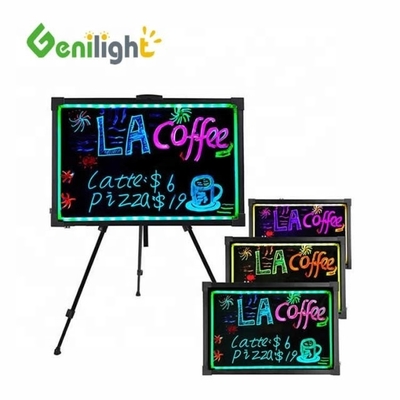 Flashing LED Rewritable Writing Board with Control Botton Tripod Stand Rectangle Shape and Great Anti-wind Ability