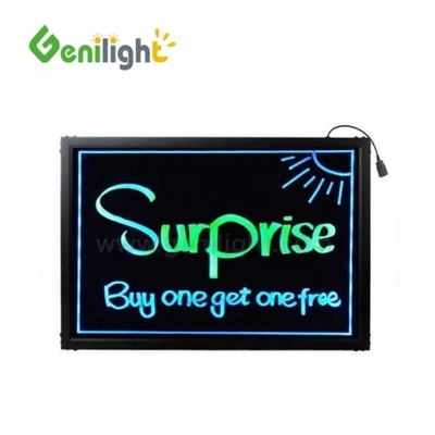 Flashing LED Rewritable Writing Board with Control Botton Tripod Stand Rectangle Shape and Great Anti-wind Ability
