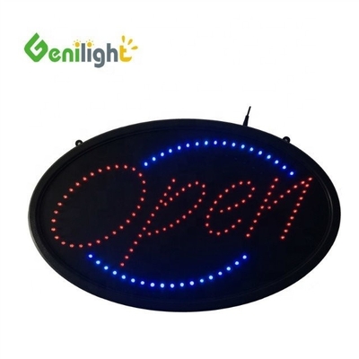 ODM Custom Oval Led OPEN Light Neon Sign with High Resolution