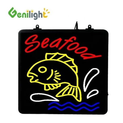 2 Kind Change Functions SASHIMI LED Neon Open Sign for Fishing Rod Shop Pixel Pitch DIY