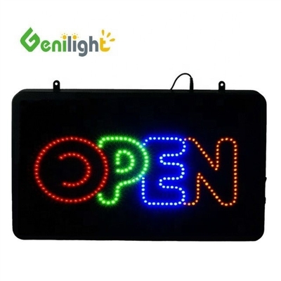 5mm Superbrightness LED Custom Size Multi Color LED Open Sign for Display