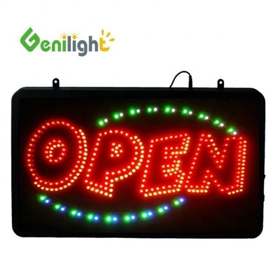 5mm Superbrightness LED Custom Size Multi Color LED Open Sign for Display