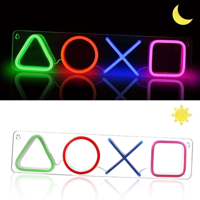Upgrade Your Game Room with Colorful LED Neon Lights 42*12.5cm USB Powered Wall Decor